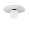 Plafoniera stil minimalist IDOR alb/opal