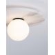 Plafoniere - Plafoniera stil minimalist IDOR alb/opal