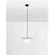 Pendule, Lustre suspendate - Pendul decorativ stil minimalist IDOR alb/opal