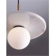 Pendule, Lustre suspendate - Pendul decorativ stil minimalist IDOR alb/opal