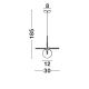 Pendule, Lustre suspendate - Pendul decorativ stil minimalist IDOR alb/opal