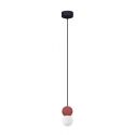Pendul design decorativ ZERO rosu/opal