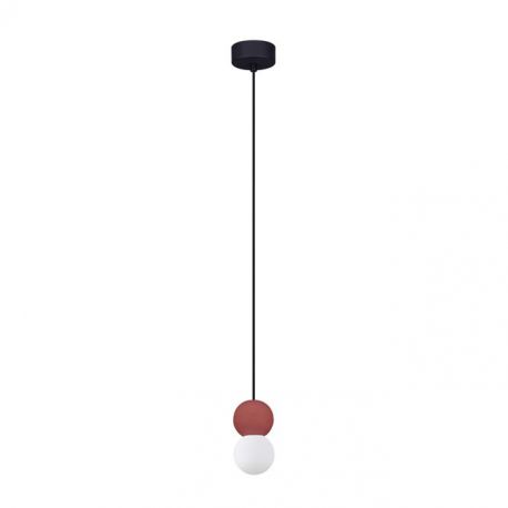Pendule, Lustre suspendate - Pendul design decorativ ZERO rosu/opal