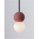 Pendule, Lustre suspendate - Pendul design decorativ ZERO rosu/opal