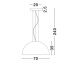 Pendule, Lustre suspendate - Lustra suspendata metal design decorativ THOLOS D-70cm