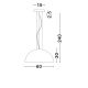 Pendule, Lustre suspendate - Lustra suspendata metal design decorativ THOLOS D-60cm