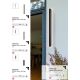 Aplice - Aplica de perete lumina ambientala exterior Bordo LED, H-60cm