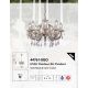 Pendule - Candelabru, Lustra cu 8 brate cu protectie IP65 Utah