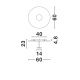 Plafoniere - Plafoniera LED design decorativ NIMA D-60cm