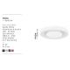 Plafoniere - Plafoniera LED design slim PADA alb D-40cm