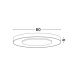 Plafoniere - Plafoniera LED design slim PADA alb D-60cm