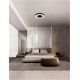 Plafoniere - Plafoniera LED design slim PADA negru D-40cm