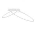 Lustra LED aplicata design modern minimalist KIKLOS alb