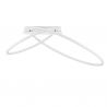 Lustra LED aplicata design modern minimalist KIKLOS alb