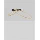 Lustre aplicate - Lustra LED aplicata design modern minimalist KIKLOS auriu/negru