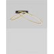 Lustre aplicate - Lustra LED aplicata design modern minimalist KIKLOS auriu/negru