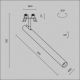 Spoturi tavan fals - Spot LED incastrabil directionabil iluminat tehnic Focus T negru