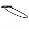Lustra LED aplicata design modern minimalist KIKLOS negru