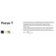 Spoturi tavan fals - Spot LED incastrabil directionabil iluminat tehnic Focus T alama