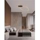 Lustre aplicate - Lustra LED aplicata design modern minimalist KIKLOS auriu/negru