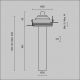 Spoturi tavan fals - Spot LED incastrabil rotativ retractabil Focus T alama