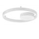 Lustra LED aplicata design modern minimalist HEDRA D-40cm alb