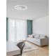 Lustre aplicate - Lustra LED aplicata design modern minimalist HEDRA D-40cm alb