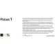 Spoturi tavan fals - Spot LED incastrabil rotativ retractabil Focus T alama