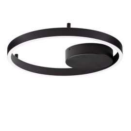 Lustre aplicate - Lustra LED aplicata design modern minimalist HEDRA D-40cm negru