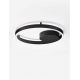 Lustre aplicate - Lustra LED aplicata design modern minimalist HEDRA D-40cm negru