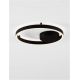 Lustre aplicate - Lustra LED aplicata design modern minimalist HEDRA D-40cm negru