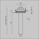 Spoturi tavan fals - Spot LED incastrabil rotativ retractabil Focus T alb