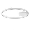 Lustra LED aplicata design modern minimalist HEDRA D-60cm alb