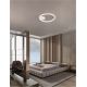 Lustre aplicate - Lustra LED aplicata design modern minimalist HEDRA D-60cm alb