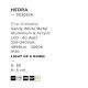 Lustre aplicate - Lustra LED aplicata design modern minimalist HEDRA D-60cm alb