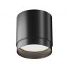 Spot aplicat minimalist design tehnic Polar negru