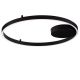 Lustra LED aplicata design modern minimalist HEDRA D-60cm negru