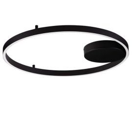 Lustra LED aplicata design modern minimalist HEDRA D-60cm negru