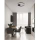Lustre aplicate - Lustra LED aplicata design modern minimalist HEDRA D-60cm negru