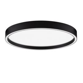 Plafoniere - Plafoniera LED design slim ISTOS negru D-50cm
