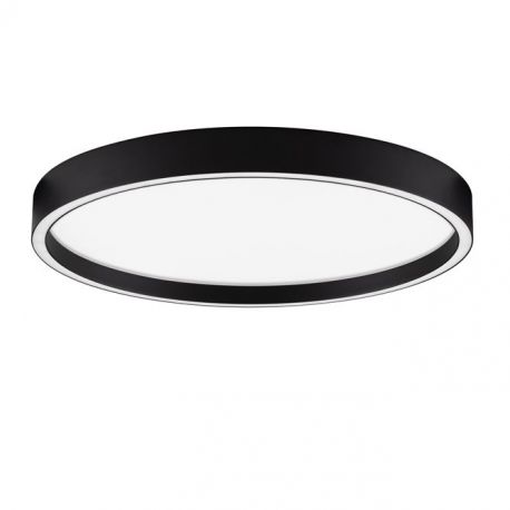 Plafoniere - Plafoniera LED design slim ISTOS negru D-50cm