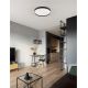 Plafoniere - Plafoniera LED design slim ISTOS negru D-50cm