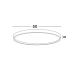 Plafoniere - Plafoniera LED design slim ISTOS aurie D-50cm