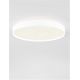 Plafoniere - Plafoniera LED design slim ROI alba D-50cm