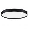 Plafoniera LED design slim ROI negru D-50cm