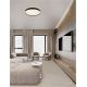 Plafoniere - Plafoniera LED design slim ROI negru D-50cm
