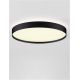 Plafoniere - Plafoniera LED design slim ROI negru D-50cm