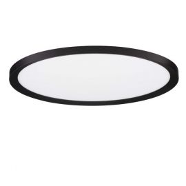 Plafoniere - Plafoniera LED design slim ALMIRA negru D-40cm