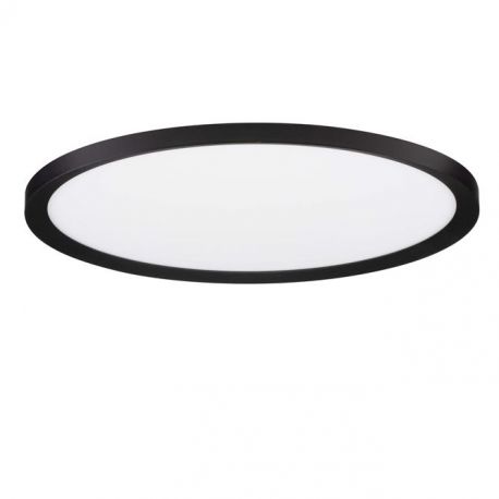 Plafoniere - Plafoniera LED design slim ALMIRA negru D-40cm