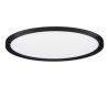 Plafoniera LED design slim ALMIRA negru D-40cm